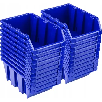 Úložný box 20x skladový kontejner box NP6 KTR16 modrá