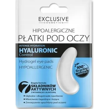 Pleťová maska EXCLUSIVE KOSMETIKA Hydratační Náplasti pod oči s kyselinou hyaluronovou 1 pár