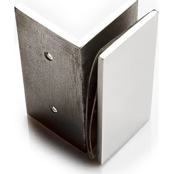 Bytová dekorace ÚCHYTKA NA SKLO 90° - LEŠTĚNÁ | Snadná montáž