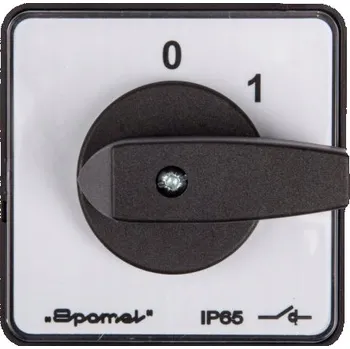 přepínač Vačkový přepínač 0-1 3P 100A pro vestavbu