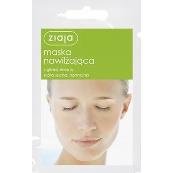 Pleťová maska Ziaja hydratační maska se zeleným jílem pro suchou a normální pleť 7 ml