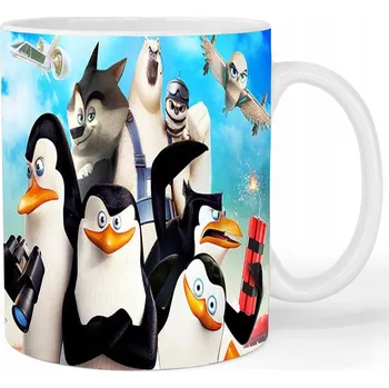 Keramický hrnek Tučňáci z Madagaskaru