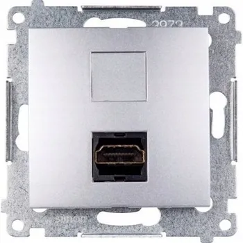 Elektrická zásuvka Elektrická Zásuvka Simon Silver