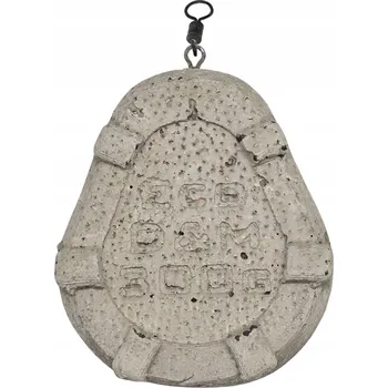 Závaží Kaprová Betonová Rybářská Eko Grippa s Obratlíkem 300g