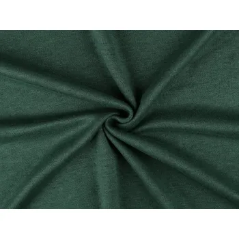 Svetrovina / úplet hladký s podílem viskózy, barva 2 (028) zelená tmavá