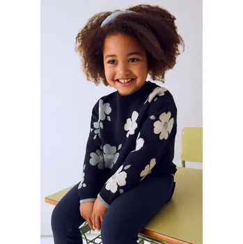 Dívčí oblečení Dětský svetr Mayoral 4303.6C.Mini.9BYA námořnická modř 59X, vel. 128