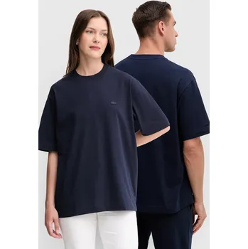 Pánské tričko Bavlněné tričko Lacoste TH7744 námořnická modř 59X, vel. XS