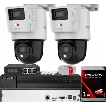 Bezpečnostní kamera Sada pro IP monitoring 2 Kamery TandemVu 4MPx+4MPx PTZ-D4 Disk 1TB
