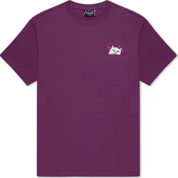 Pánské tričko TRIKO RIPNDIP NERMAL LOVES POCKET - fialová - M + při osobním odběru 1 139 Kč