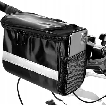 brašna na kolo Brašna na řidítka s pouzdrem na mapu, cyklistická brašna / brašna na řidítka, objem 3,5 l