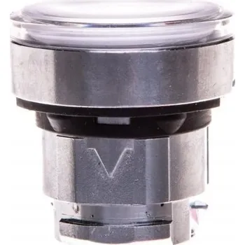 vypínač Schneider Electric Harmony XB4 Hlava tlačítka plochého s aretací push-push bílá LED kovová, ZB4BH013