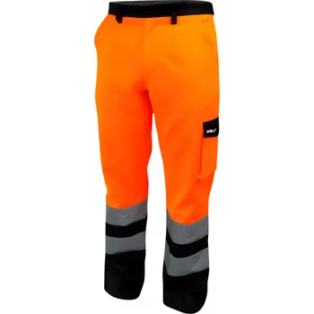 Pracovní obuv Ochranné kalhoty DEDRA BH81SP2-LD reflexní, velikost LD, oranžové