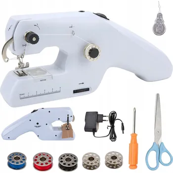 PŘENOSNÝ MINI ELEKTRICKÝ ŠICÍ STROJ S PŘÍSLUŠENSTVÍM