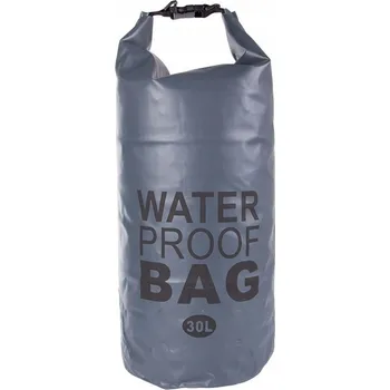 Městský batoh Vak, taška, batoh voděodolný cestovní nylonový 30l šedý nastavitelný