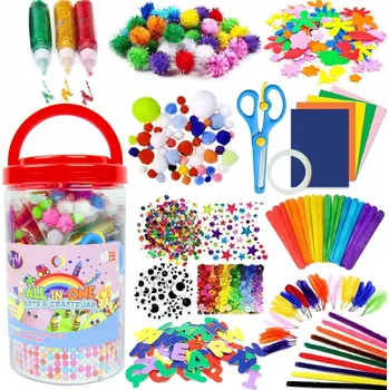 Výtvarná sada LT471 KREATIVNÍ VÝTVARNÁ SADA PRO RUČNÍ PRÁCE V KRABICI DIY