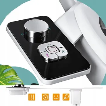 WC sedátko BIDETOVÁ PODLOŽKA NA WC SEDÁTKO DVOJITÉ TRYSKY Japonská toaleta Bidet