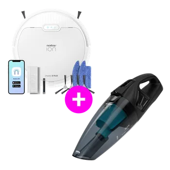 Vysavač Niceboy Akční set Charles i3 Plus white + Hurricane R3
