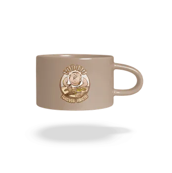 Bastard Tuková hmota hrnek makronka Brown Macaron