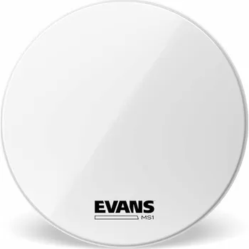 Bicí nástroj Evans BD24MS1W MS1 Marching Bass White 24" Blána pro pochodové bicí