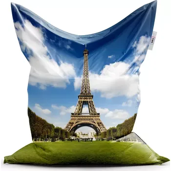 Sedací pytel Sablio Sedací vak Classic Eiffelova věž - 200x140 cm