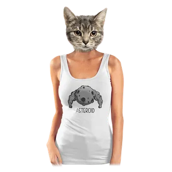 Bastard Asteroid dámské tílko klasické White
