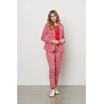 Dámské kalhoty Dámské kalhoty &Co Woman PA362/RED MULTI Velikost: L