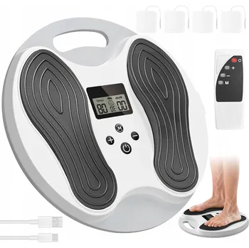 Masážní přístroj MASÁŽNÍ PŘÍSTROJ NA CHODIDLA A NOHY ELEKTRICKÁ STIMULACE 10 REŽIMŮ BEZDRÁTOVÝ ERGONOMICKÝ