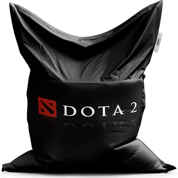 Sedací pytel Sablio Sedací vak Classic DOTA 2 Černá - 150x100 cm