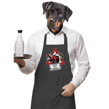 Kuchyňská zástěra Bastard Řidič kamionu zástěra Dark Grey