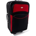 Rogal Červeno-černý textilní cestovní kufr "Standard" - M (35l) 239454892