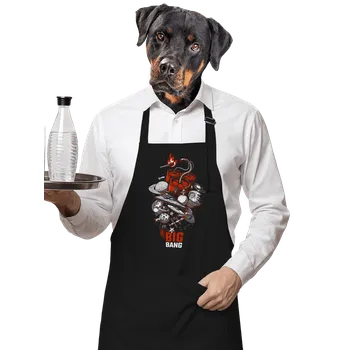 Kuchyňská zástěra Bastard Big Bang zástěra Black