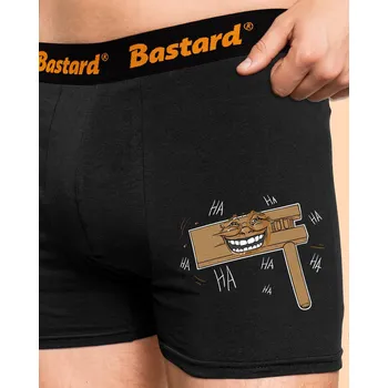 Trenýrky Bastard Řehtačka boxerky Black