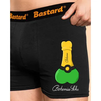 Trenýrky Bastard Bohemia Seks boxerky Black