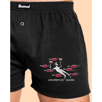 Trenýrky Bastard Chardonnay matrix pánské trenky Black