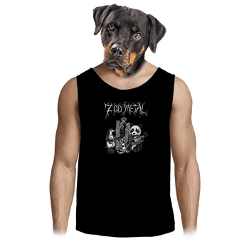 Pánské tílko Bastard ZOO metal pánské tílko Black