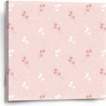 Obraz Sablio Obraz Bílé a růžové květy - 50x50 cm