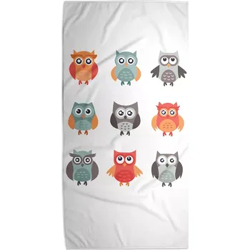 Osuška Sablio Ručník Sovy 2 - 30x50 cm