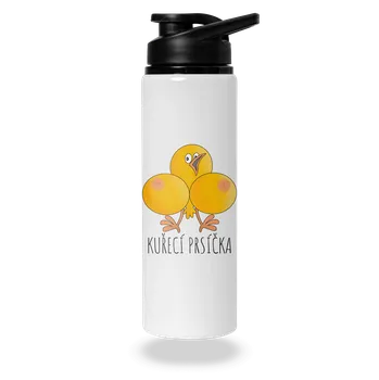 Láhev Bastard Kuřecí prsíčka lahev na vodu White