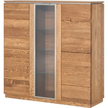 Komoda Praktická barová komoda do obývacího pokoje Montenegro - Szynaka Meble Dub Rustical 120x125 cm