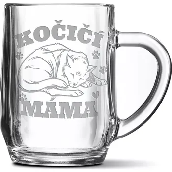 Sklenice Sablio Půllitr Kočičí máma: 0,5