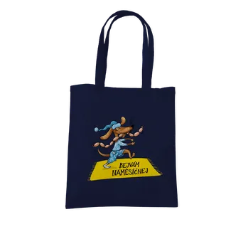 Nákupní taška Bastard Bejvám náměsíčnej taška French Navy
