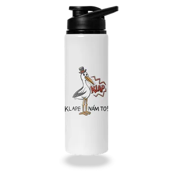 Láhev Bastard Klape nám to lahev na vodu White