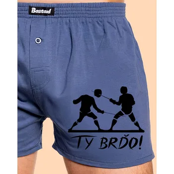 Trenýrky Bastard Ty brďo pánské trenky Blue