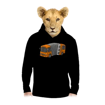 Chlapecká mikina Bastard Harmonika dětská mikina klokanka Black