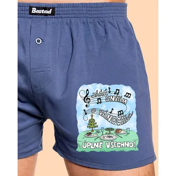 Pánské spodní prádlo Bastard Sním o Vánocích pánské trenky Blue