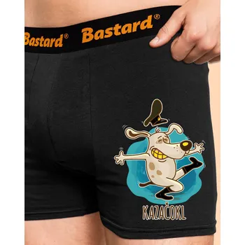 Trenýrky Bastard Kazačokl boxerky Black