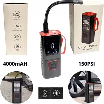 Kompresor MINI ELEKTRICKÁ PUMPA S AKUMULÁTOREM KOMPRESOR DO AUTA 150PSI 7500MAH