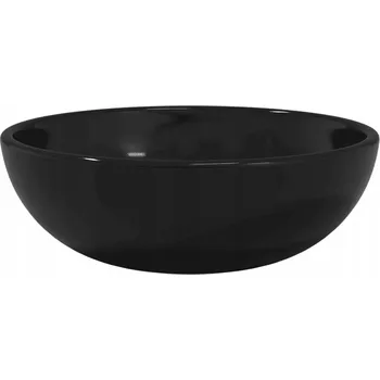 Umyvadlo Umyvadlo na desku z tvrzeného skla černé 35x12 cm