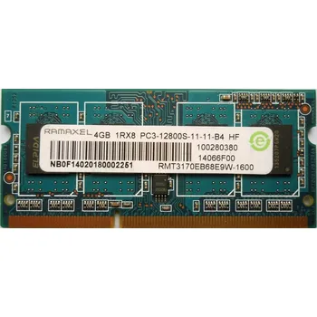 Operační paměť RAMAXEL 4GB DDR3 SODIMM 1600MHz CL11 RMT3170EB68E9W-1600