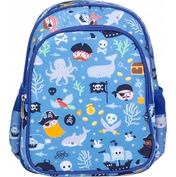 Městský batoh Školní batoh jednokomorový A Little Lovely Company modrý 16 l